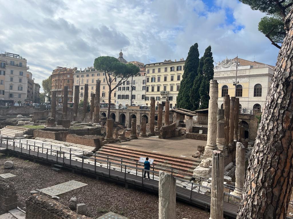Area archeologica Largo Argentina ingresso riservato